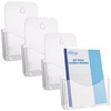 VIDETOL 4 Pack A5 Wall Mounted Document Holder, A5 Portrait