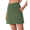 Oyamiki Ladies High Waisted 4 Pockets Tennis Aline Skirt Sport