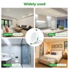 HOMEOW LED Recessed Spotlight, 230 V, Dimmable, Flat, 7 W