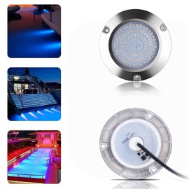 90led Boat Marine Led Underwater Lights,Stainless Steel IP68 Waterproof Surface Mount, for Stern Interior Navigation Deck Courtesy Night Fishing Cruise Ships Yachts Boats Sailboat Pontoon Transom