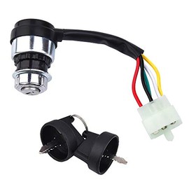 Wingsmoto Ignition Key Switch 5 Wire For Gokart ATV Dune Buggy