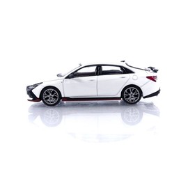 MINI GT MGT00427-L 1/64 Hyundae Elantra N Ceramic White (Left Handle) Finished Product