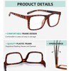 Eyekepper Transition Photochromic Reading Glasses Oversized Large Frame Tortoise +3.0