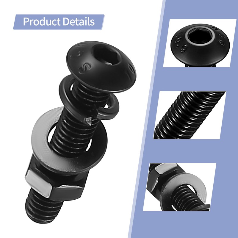 515 Pcs M5 Bolts and Nuts Set, Nuts and Bolts
