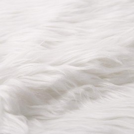 Deggodech 78cm White Faux Fur Christmas Tree Skirt Round Snow Plush Xmas Tree Skirt Base Floor Mat Cover for Christmas Holiday Party Decoration (White, 31 inches