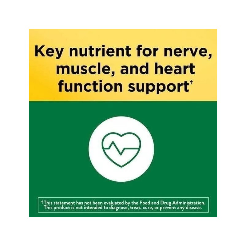 Nature Made 3 Pack Potassium 550mg 300 Tablets (3x100) No