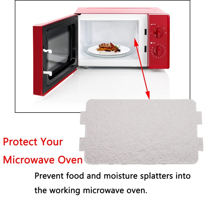 10 hojas de placa de mica para horno de microondas,