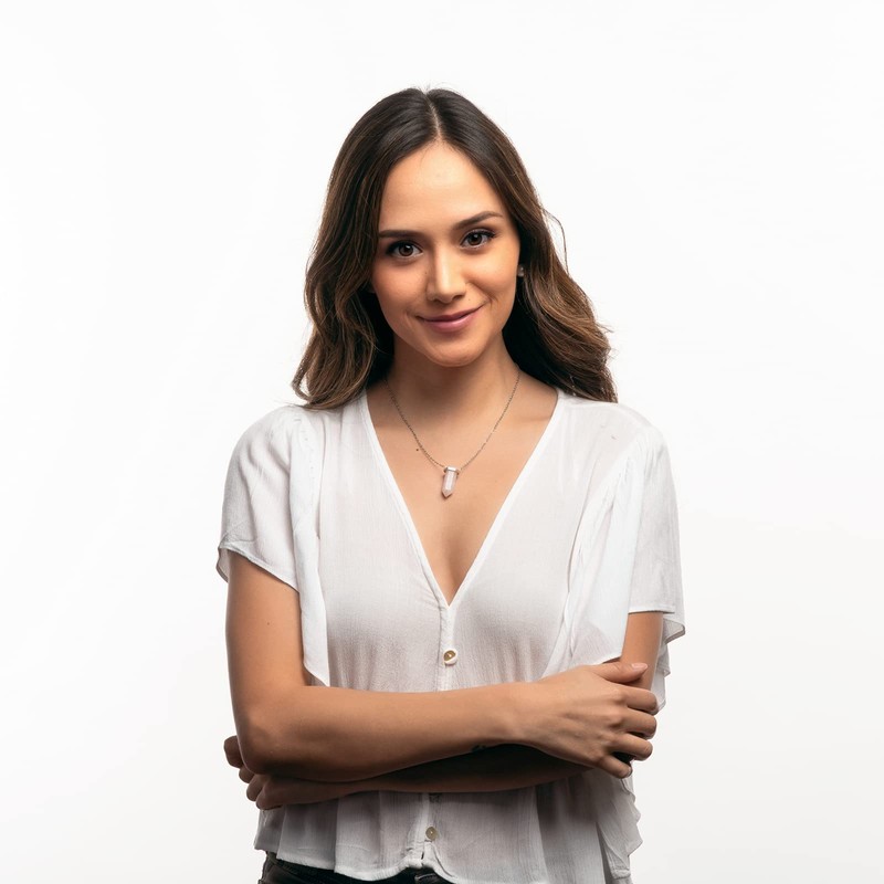 LuckyLy Collar para Mujer de Cuarzo Rosa, Cadena de Acero