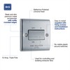 BG Electrical 3-Pole Fan Isolator Switch