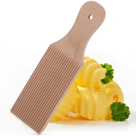 AOZUO Gnocchi Board, Pasta Board, Pasta Accessories, Pasta Maker, Rolling Pin with Pattern, Natural Beech Wood, Paddle with Roller, Garganelli Macaroni Pasta Machine, Cavarola Roll for Pasta Cutlery,