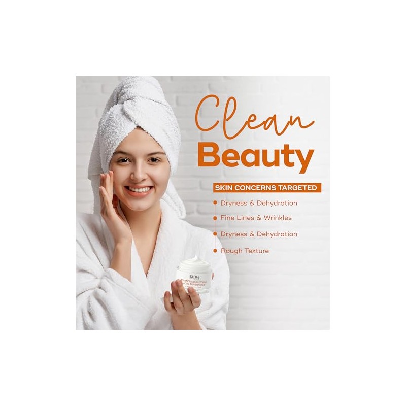 Vitamin C and Collagen Daily Face Moisturizer - Reduce Fine