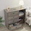 LGHM Tall Chest Drawers 4 Drawer For Bedroom Furniture Large