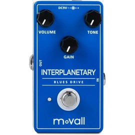 Movall MP-100 Interplanetary Blues Drive Low Gain Overdrive Guitar Pedal