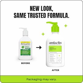 AmLactin - Loción corporal hidratante diaria, hidrata al instante, alivia la rugosidad, potente terapia alfa-hidroxi exfolia suavemente, suaviza la pi
