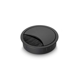 Stainless Steel Black Cable of Let's Cable Lead Through Cable Box Varnished 80, Drill Diameter: 80 mm