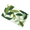 Bathroom Mat Anti Slip Thick Soft Quick Dry Green Polyester