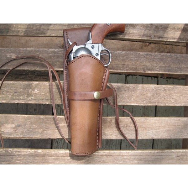 Western Express – Left – for 6” Brown Smooth Leather