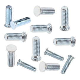 TERF® M6 (6mm) X 35mm Self Clinch Studs Screw M6 X 35mm Steel Clinching Flush Head Studs Screw - Pack of 20
