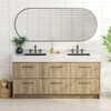 SmartSylva 21" Black Undermount Bathroom Sink, Rectangular Porcelain Ceramic Lavatory