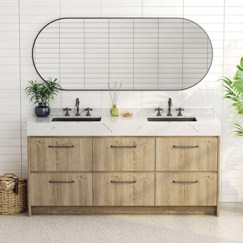 SmartSylva 21" Black Undermount Bathroom Sink, Rectangular Porcelain Ceramic Lavatory