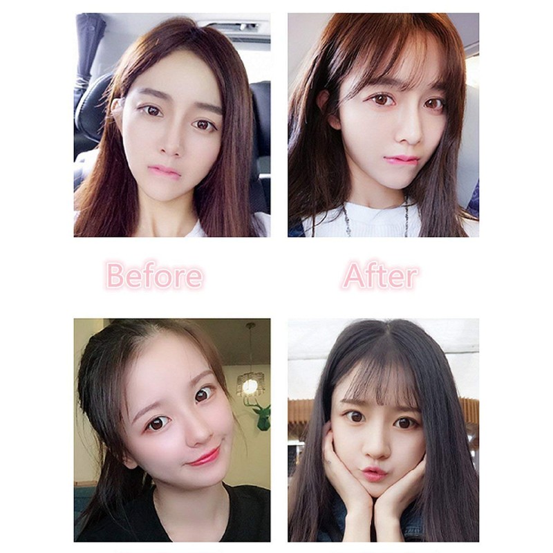 AISIHAIR Women's Bangs Wig, Ultra-thin, Fully Hand Planted, Hair Extension,