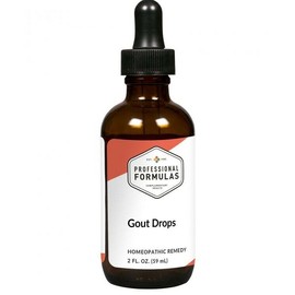 professional complementary health formulla Gout Drops Homeopathic For The Relief of Gout Inflammation Stiffness 2 fl oz