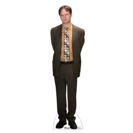 Cardboard People Dwight Schrute Life Size Cardboard Cutout Standup - The Office (TV Series)