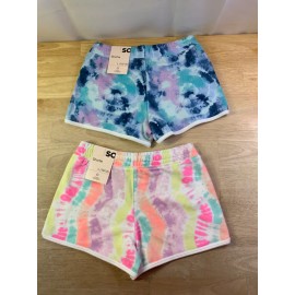So Good for life New Girl's So Shorts Tie Dye-Sz M-8,L-10/12 or XL14/16-Great Colors!!—U PICK!!* - Blues/Purples, L-10/12