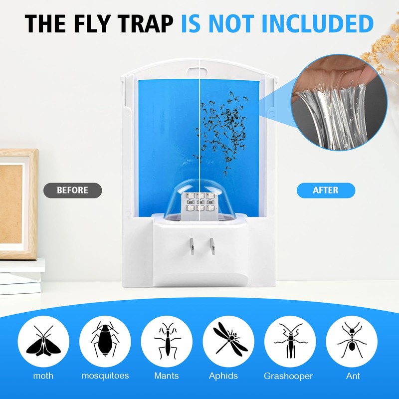 Qualirey 15 Pack Flying Insect Trap Refills Compatible with Osvdo
