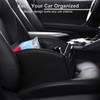 Uplien Car Storage Organizer [2025 UPDATED] Leather Car Caddy Basket