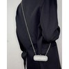 LABANCA Rhinestone Lipstick Case With Mirror Mini Lipstick Crossbody Bag