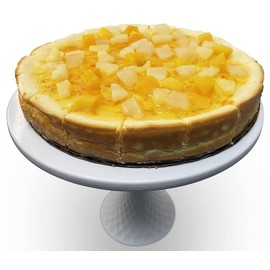 Andy Anand Delicious Freshly Baked Tropical Fruit Cheesecake, Glazed with Pineapple, Pears & Peach, Birthday, Valentine, Christmas, Mothers Fathers Day, Gourmet Food (2 lbs)
