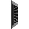 HVAC OV 4 x 4 Inch (Duct Opening Size) Black