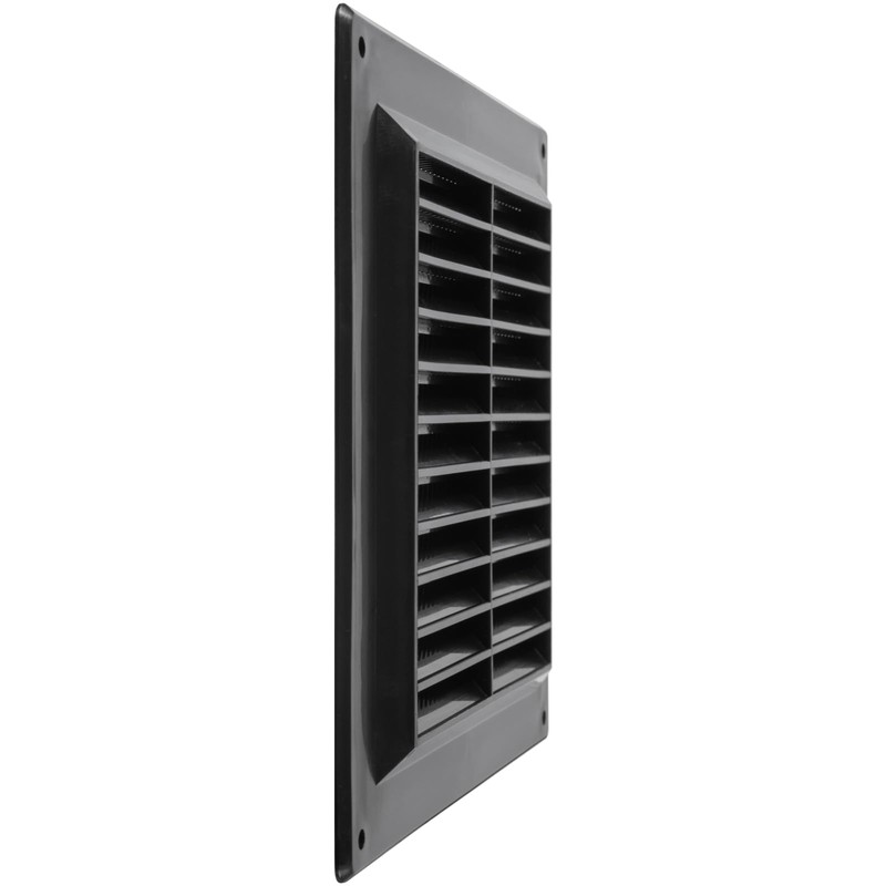 HVAC OV 4 x 4 Inch (Duct Opening Size) Black