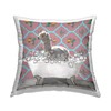 Stupell Industries Llama in Bubble Bath Design by Amelia Noyes