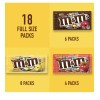 M&M'S VARIETY PACK CHOCOLATE CANDY SINGLE SIZE - 30.58oz -