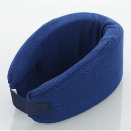 Rose Supporter Neck Corset Soft Cushion Neck Shoulder Stiff Neck Pillow Cervical Vertebrae Soft (Navy Blue, M)