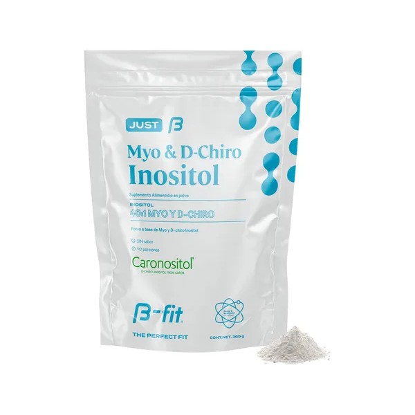 Just Inositol Caronositol Myo-inositol D-chiro 90 Porciones Sabor Sin sabor