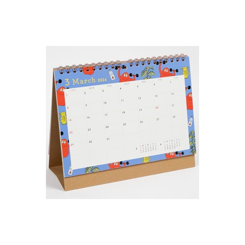 Greeting Life 2026 Calendar Barba Papa Tabletop C-1680-BB