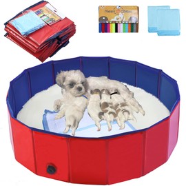 Artilife Dog Whelping Box Pool,Whelping Box for Dogs Birthing,Whelping Pen for Puppies Whelping Supplies