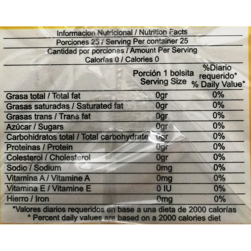 Manzanilla Té Con Miel. 25 Tea Bags. Camomile Tea with