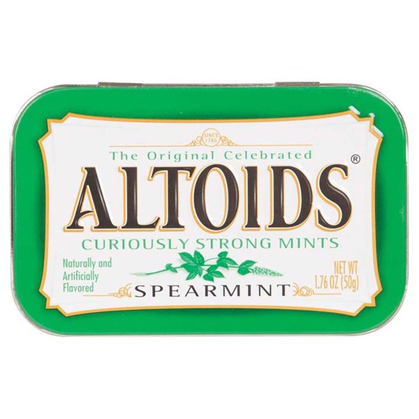 Altoids Spearmint Mints Single Pack, 1.76 Oz