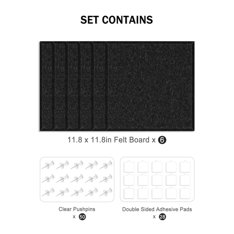 Hsurbtra Cork Board for Wall 24 x 18 Inch, 6