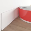 Tridotpul Vinyl Wall Base Baseboard Molding Trim 4" Flexible Self