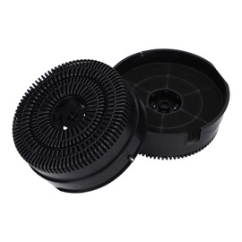 Carbon Filter 2 x Activated Carbon Filter Type 58 142 mm Diameter Compatible with Whirlpool Bauknecht for Cooker Hood Recirculation Hoods AK111-2 AKB000/1 CFC00936 CFC380 484000008782