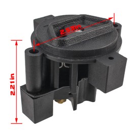 AUTOKAY Electric Outlet Receptacle 2 Prong Charger Connector Plug for Electric Golf Cart Yamaha Part