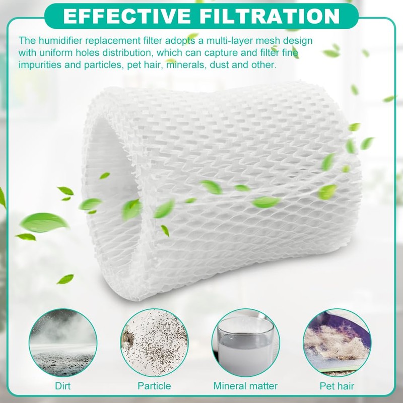 Ranjaner Canopy Bedside Humidifier Filter Replacement Compatible with Nursery Humidifier,
