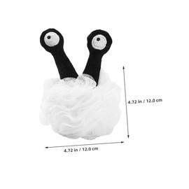 TOVINANNA 4pcs Soft Bath Sponge Cute Cartoon Animal Exfoliating Scrubber With Hanging Rope For Women And Children Daily Shower Exfoliation