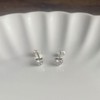 Silver 925 Earrings, Silver, Yellow Gold, Pink Gold, 18K Coating,
