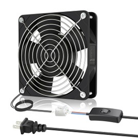 GDSTIME 12025, 120mm x 25mm AC 110V-120V Axial Cooling Fan Exhaust Cabinet Wnidow Server Fan Ventilateur